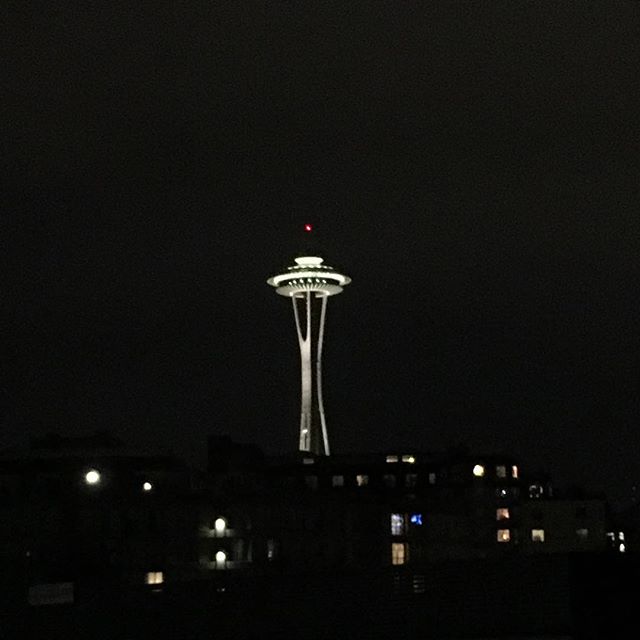 Took a bit of a walk for some fresh air. Space Needle always looks so cool at night.